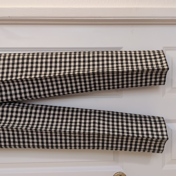 Sézane Martin Trousers - Ecru Gingham - Picture 6 of 8